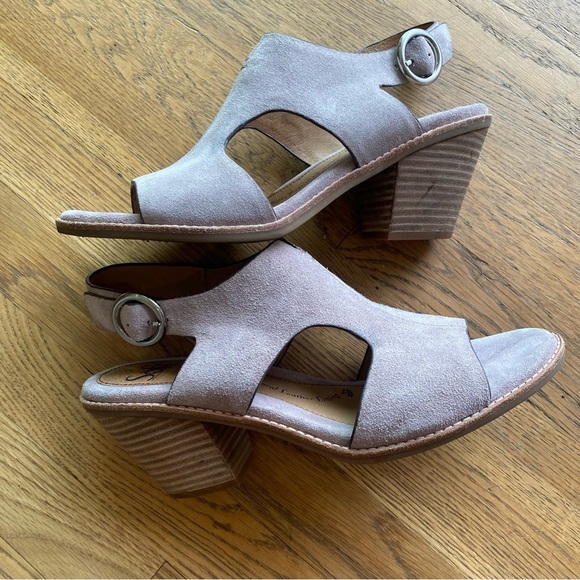 Sofft Maben Sandal Lilac Suede Size 8 EUC - Picture 7 of 15